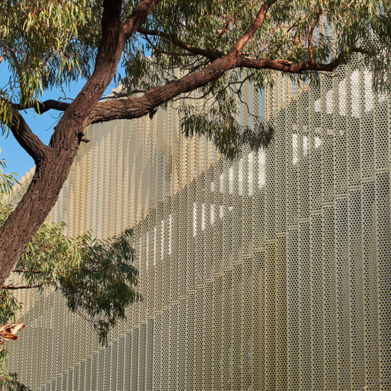 folded aluminium cladding